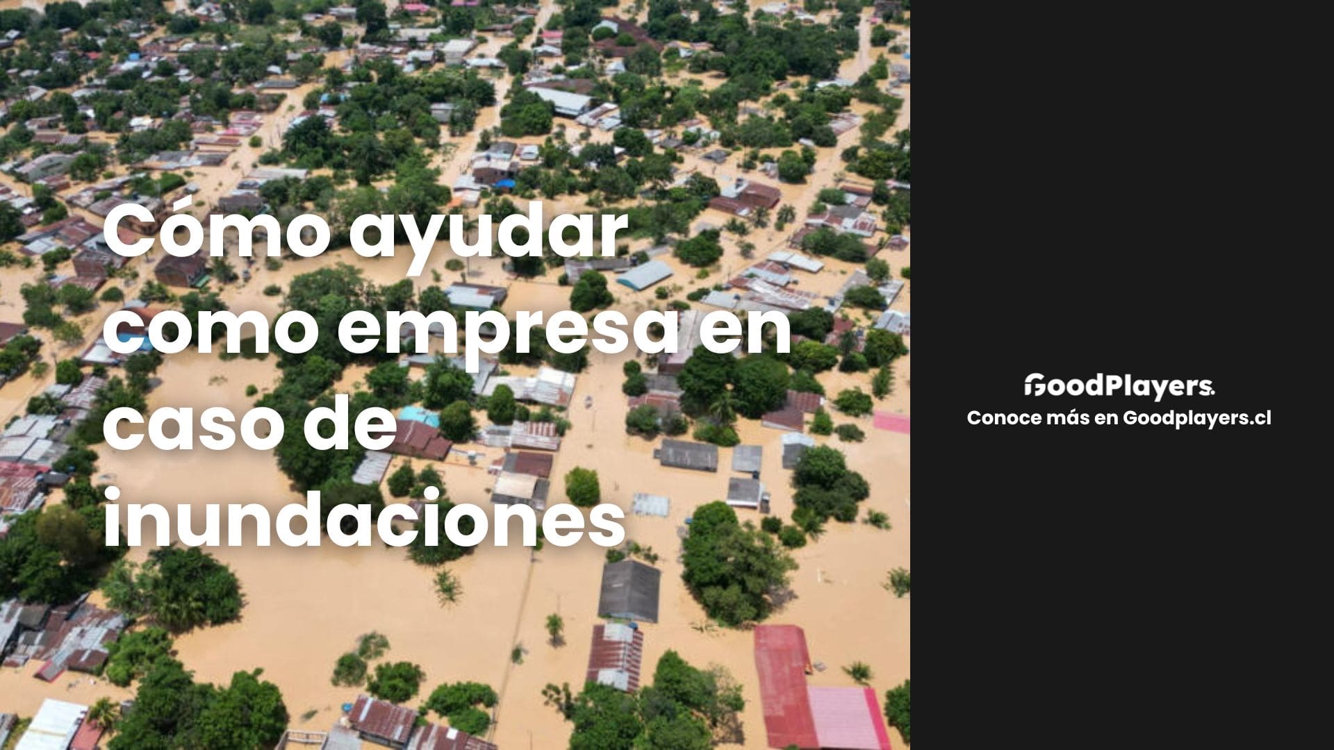 Cómo ayudar como empresa en caso de inundaciones