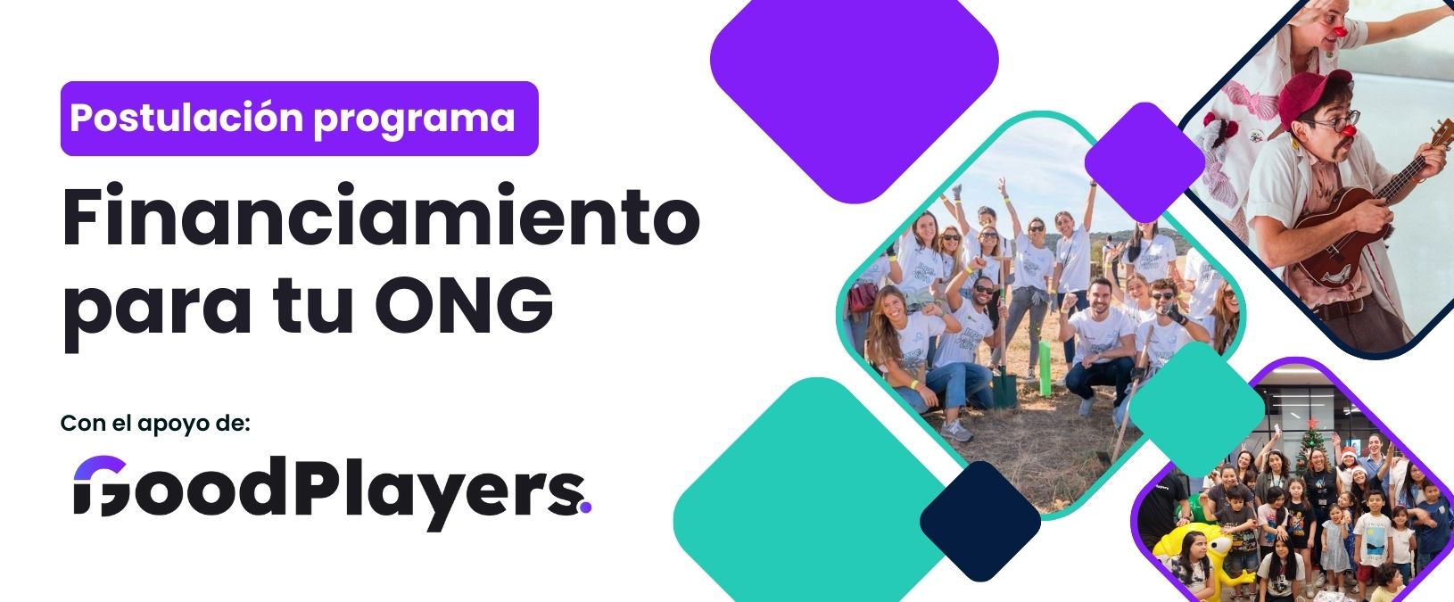 Financiamiento para tu ong Empresa del rubro financiero te invita a postular tu organización para ser elegida como una de las que recibirá un aporte entre 10 mil y 20 mill USD para la implementación de un proyecto que responda a causas de: Alimentación saludable, Ambiente Sostenible, Bienestar mental o Comunidades Vibrantes.